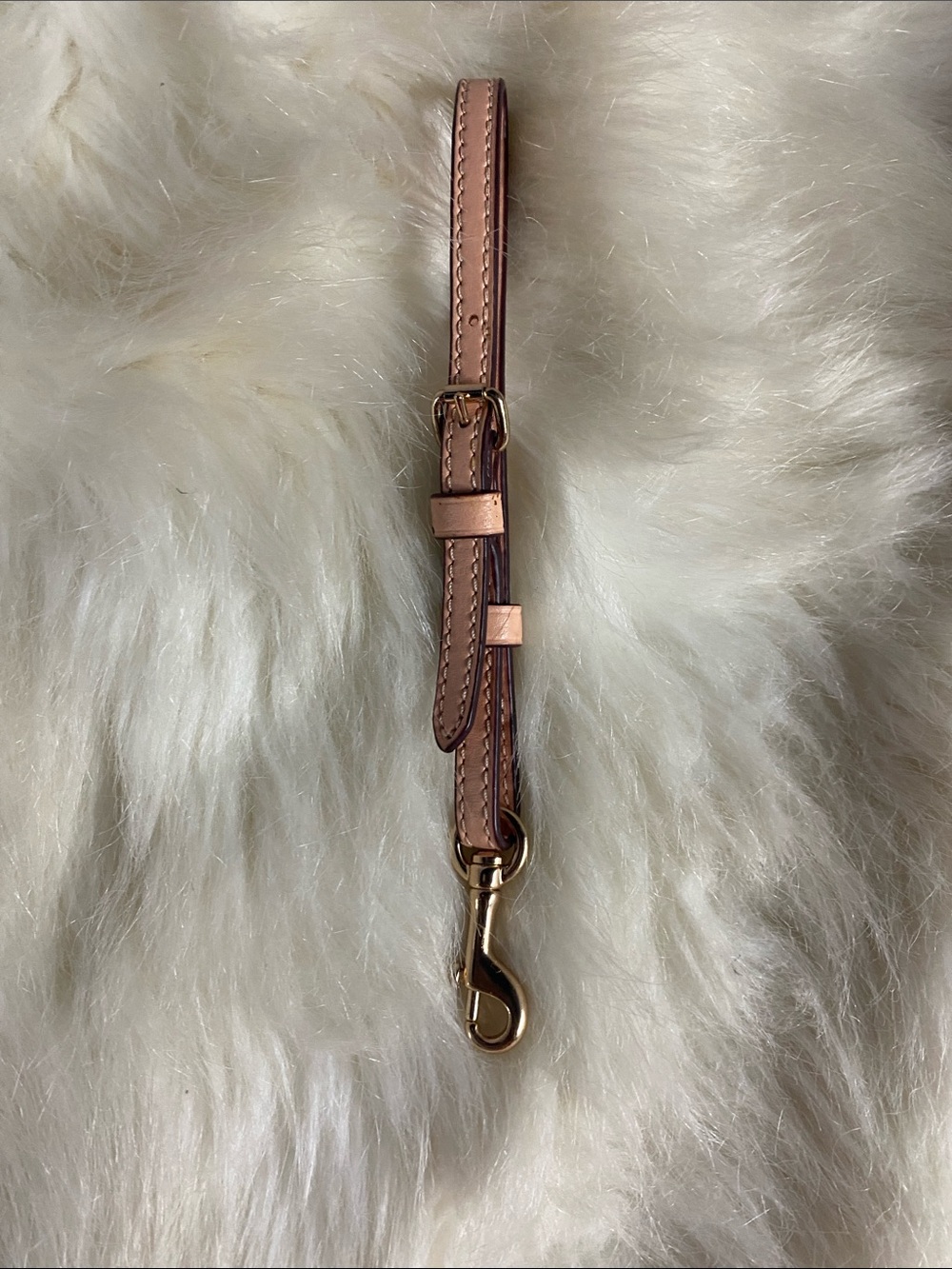 Coach Adjustable Pink Leather Strap